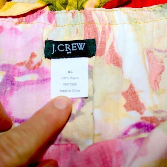 J Crew Factory Tropical Dress Size XL - Picture 7 of 7